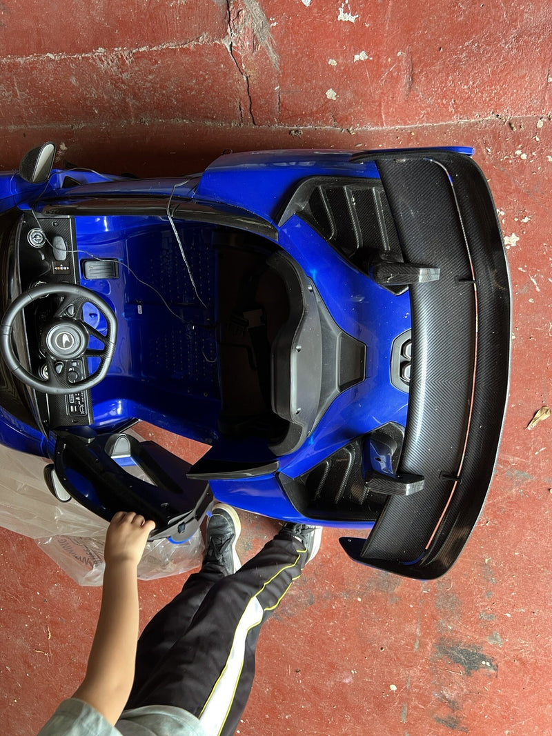 Electric Blue Ride-On Car for Kids Inspired by Sports Car Design Magic Cars 8