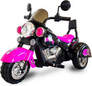 6V Rechargeable 3-Wheel Electric Ride-On Motorcycle for Kids with LED Headlights Magic Cars 5