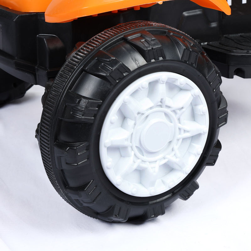 Electric Ride-On Excavator Digger with Motorized Arm and Music Sounds Construction Vehicle Magic Cars 12