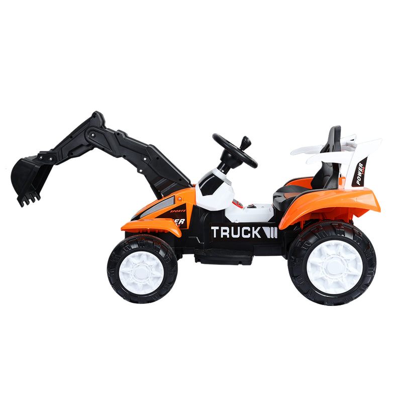 Electric Ride-On Excavator Digger with Motorized Arm and Music Sounds Construction Vehicle Magic Cars 6
