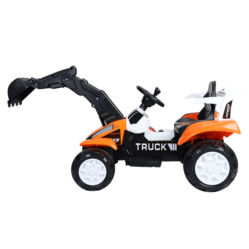 Electric Ride-On Excavator Digger with Motorized Arm and Music Sounds Construction Vehicle Magic Cars 8
