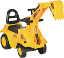 Kids Ride-On Excavator Truck with Pull Cart, Horn, and Under-Seat Storage Magic Cars Variant 0