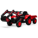 12V Electric Ride-On Excavator with Detachable Trailer and Remote Control Magic Cars 1