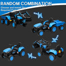 12V Electric Ride-On Excavator with Detachable Trailer and Remote Control Magic Cars 20