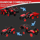 12V Electric Ride-On Excavator with Detachable Trailer and Remote Control Magic Cars 3