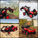 12V Electric Ride-On Excavator with Detachable Trailer and Remote Control Magic Cars 5