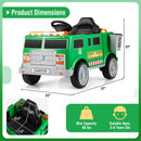 Remote Control Ride-On Garbage Truck with Trash Bin, Shovel, Lights, and Sound Effects Magic Cars 1