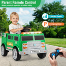 Remote Control Ride-On Garbage Truck with Trash Bin, Shovel, Lights, and Sound Effects Magic Cars 4