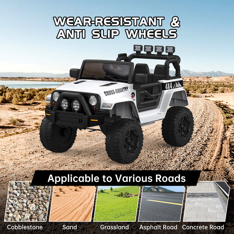 12V Battery-Powered Electric Ride-On Jeep Car for Kids with Remote Control Toy Magic Cars 6