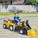 Kids Ride-On Bulldozer/Excavator Toy Featuring Functional Dirt Bucket Magic Cars 1