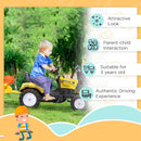 Kids Ride-On Bulldozer/Excavator Toy Featuring Functional Dirt Bucket Magic Cars 6