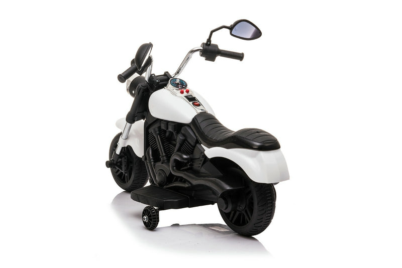 Kids Ride-On Harley Chopper Style Bike with Safety Training Wheels and 6V Battery Magic Cars 3