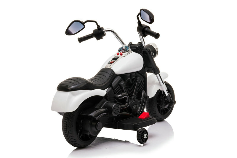 Kids Ride-On Harley Chopper Style Bike with Safety Training Wheels and 6V Battery Magic Cars 5