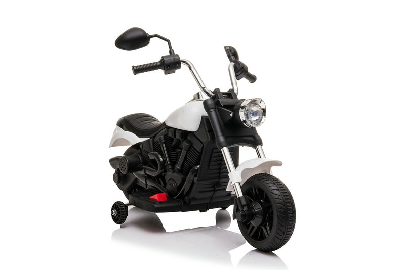 Kids Ride-On Harley Chopper Style Bike with Safety Training Wheels and 6V Battery Magic Cars 6
