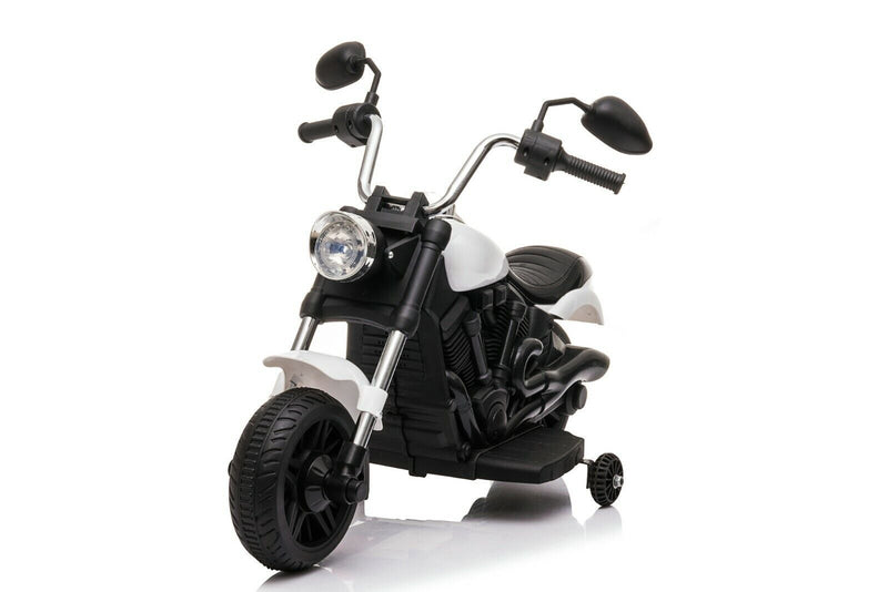 Kids Ride-On Harley Chopper Style Bike with Safety Training Wheels and 6V Battery Magic Cars 7