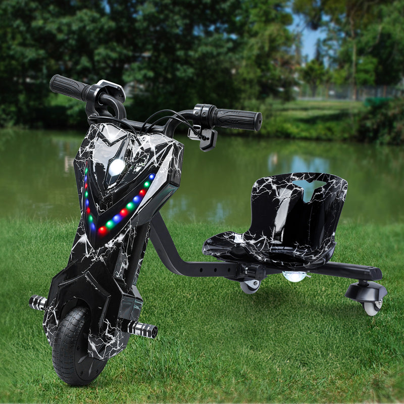 Kids Ride-On Drift Tricycle with Large Wheels for Ages 8 and Up Magic Cars 13