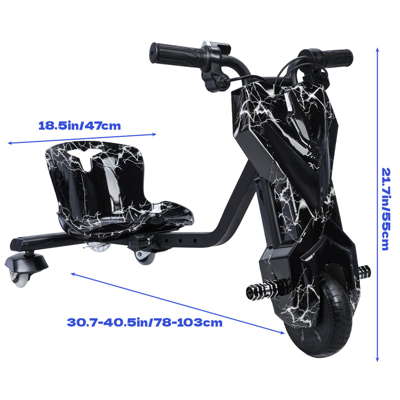 Kids Ride-On Drift Tricycle with Large Wheels for Ages 8 and Up Magic Cars 2