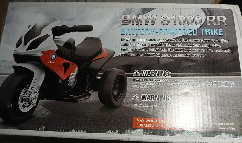 6V Kids Ride-On Tricycle Motorbike with MP3 Music Licensed BMW S1000 RR Magic Cars 0