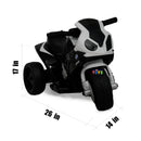 Kids 6V Licensed BMW Ride-On Motorbike Tricycle with MP3 Music in Multiple Colors Magic Cars 15