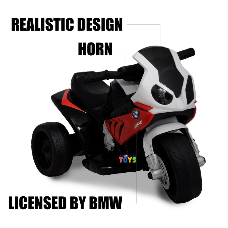 Kids 6V Licensed BMW Ride-On Motorbike Tricycle with MP3 Music in Multiple Colors Magic Cars 4