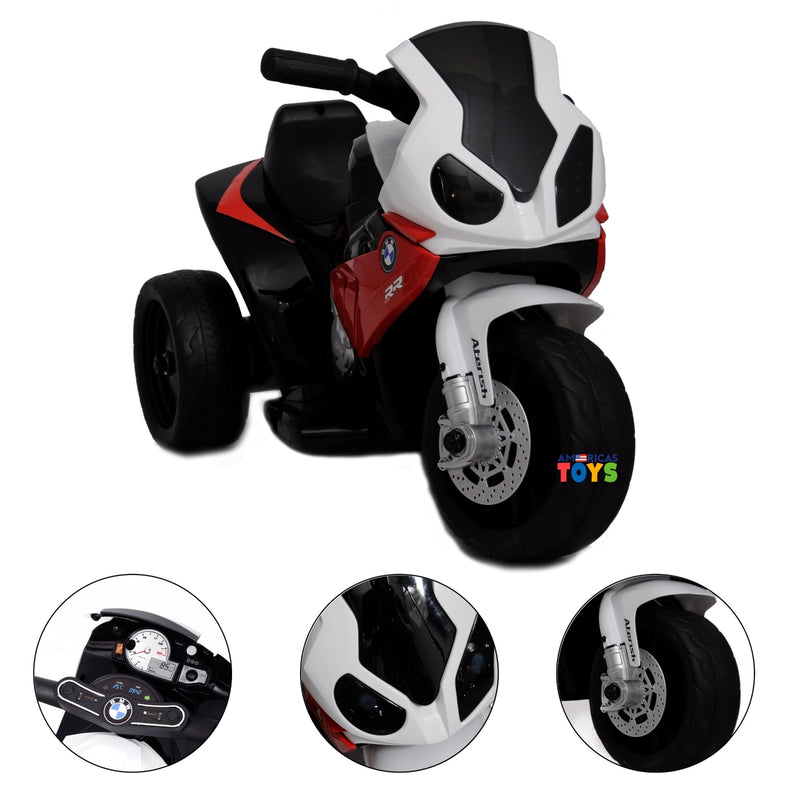 Kids 6V Licensed BMW Ride-On Motorbike Tricycle with MP3 Music in Multiple Colors Magic Cars 8