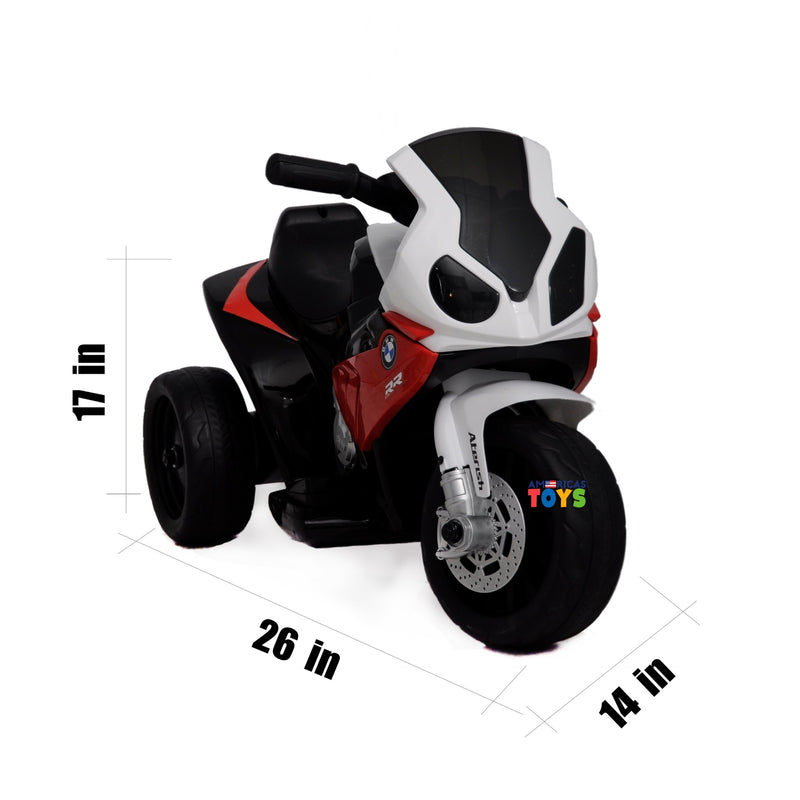 Kids 6V Licensed BMW Ride-On Motorbike Tricycle with MP3 Music in Multiple Colors Magic Cars 9