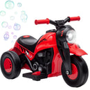 6V Red Ride-On Motorcycle and Bubble Car with Music Magic Cars 2