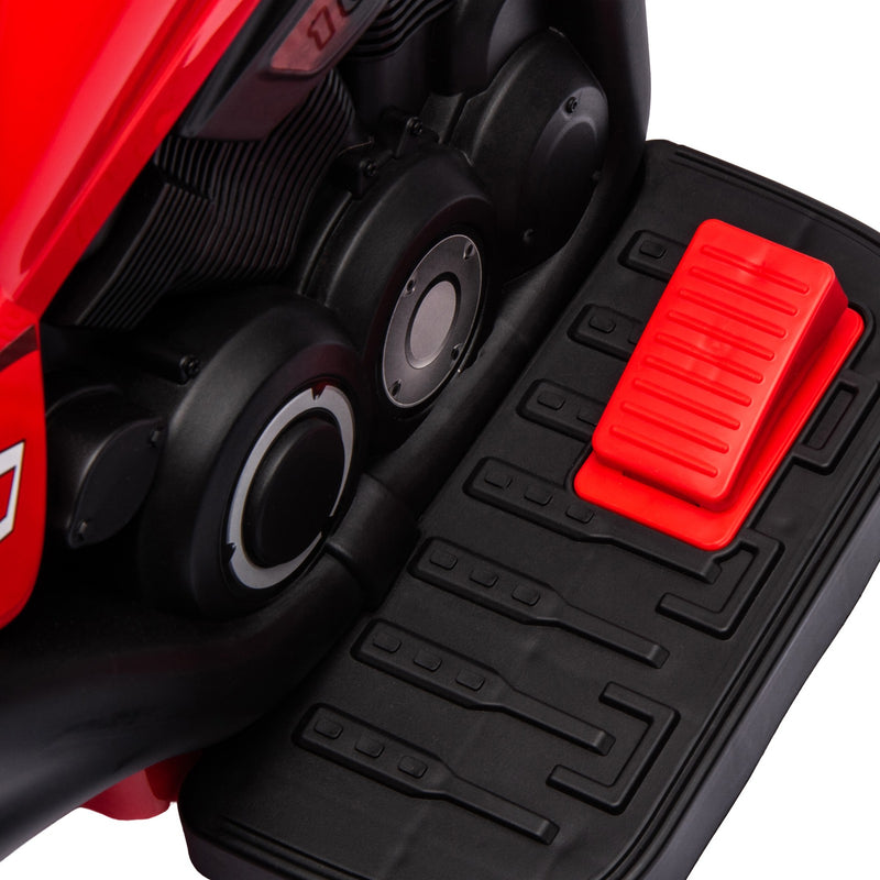 6V Red Ride-On Motorcycle and Bubble Car with Music Magic Cars 9