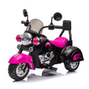 Electric 6V 3-Wheel Ride-On Motorcycle with LED Lights for Toddlers and Kids Magic Cars 12