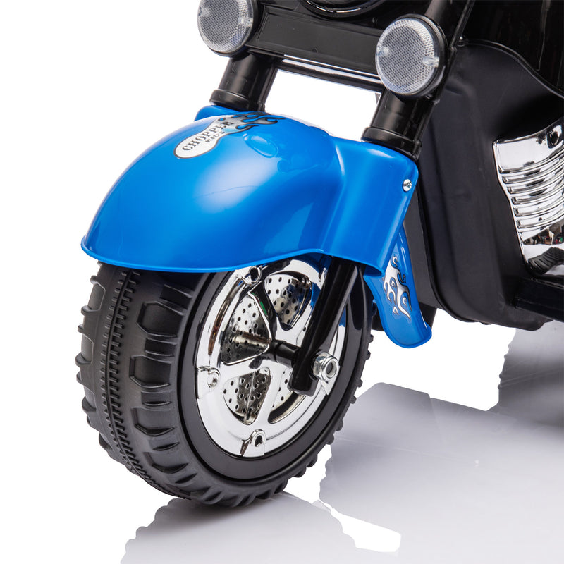 Electric 6V 3-Wheel Ride-On Motorcycle with LED Lights for Toddlers and Kids Magic Cars 9