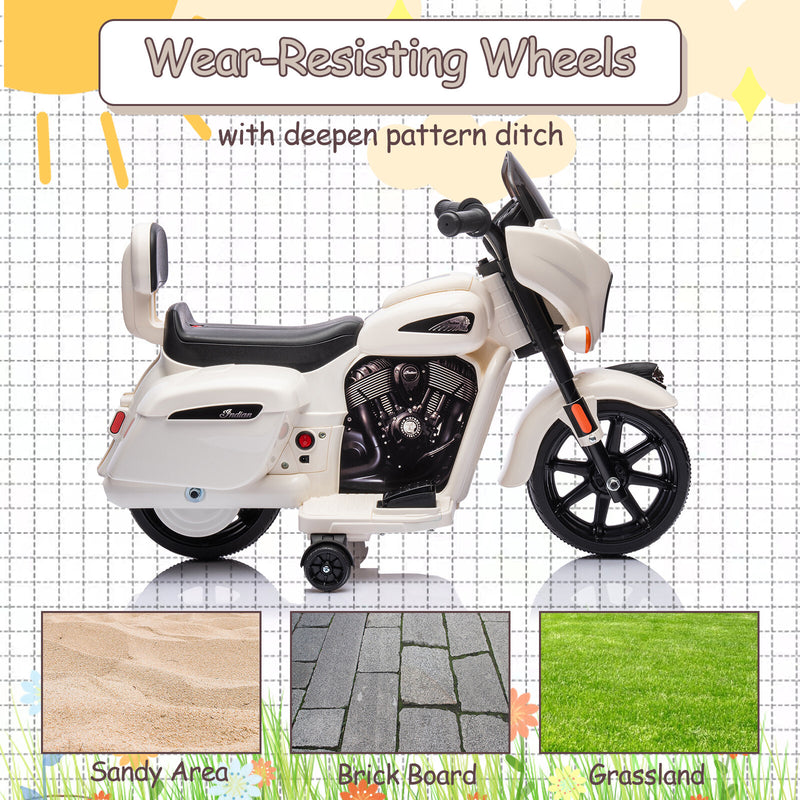 6V Electric Kids Ride-On Dirt Bike with USB AUX Music and Headlight Magic Cars 6