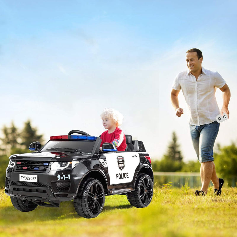 12V Electric Ride-On Police Car for Kids with Siren, Flashing Lights, and Horn Magic Cars 1