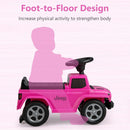 Licensed Jeep Foot-to-Floor Toddler Ride-On Push Car with Engine Sound Magic Cars 7