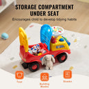 Toddler Ride-On Push Car with Music and Steering Wheel for Ages 1-3 Magic Cars 4