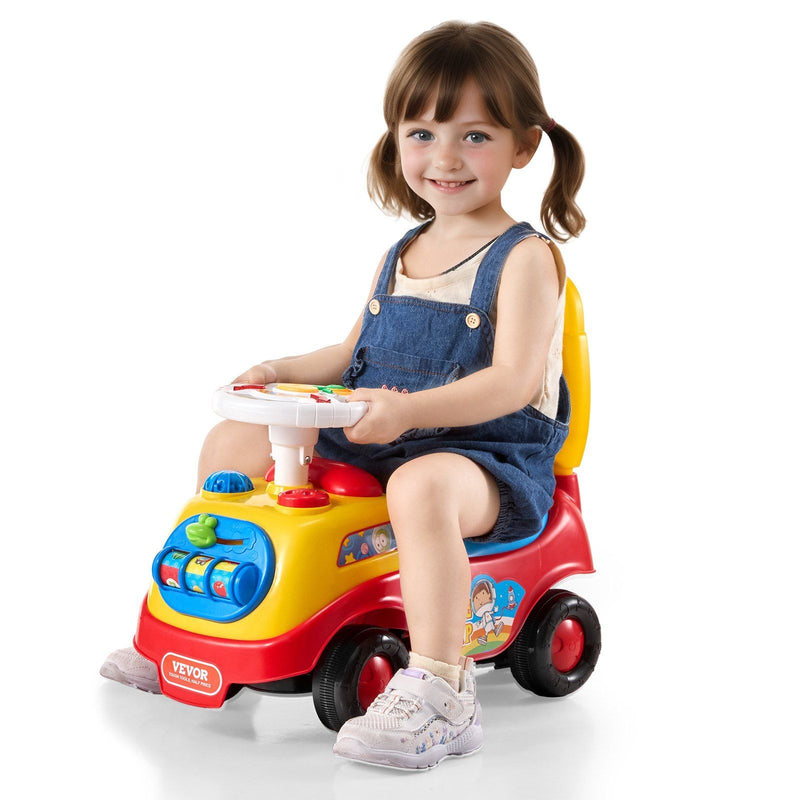 Toddler Ride-On Push Car with Music and Steering Wheel for Ages 1-3 Magic Cars Variant 0