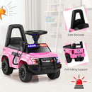 Toddler Ride-On Push Police Car Foot-to-Floor Sliding Toy with Siren Magic Cars 4