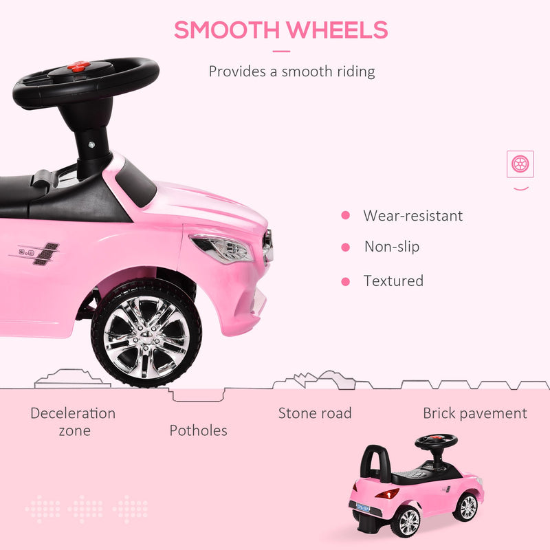 Ride-On Sliding Car with Horn, Music, Lights, and Storage – No Power Needed Magic Cars 5