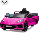 12V Battery-Powered Ride-On Sports Car for Kids Licensed Corvette Model Magic Cars 1