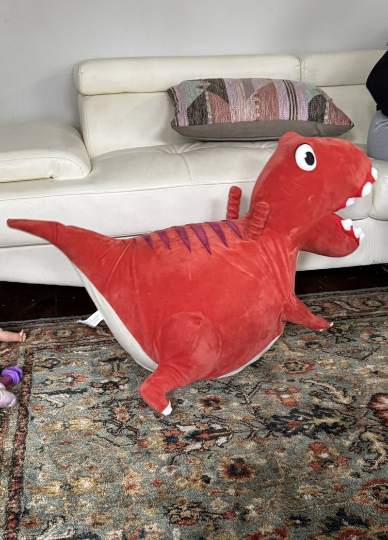 Toddler Ride-On T-Rex Toy with Removable Washable Cover Magic Cars 3