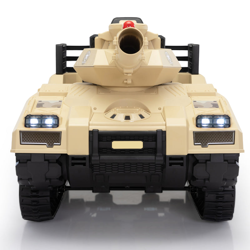 24V Ride-On Thunder Tank Car with Fighting Cannon and Rotating Turret Magic Cars 1