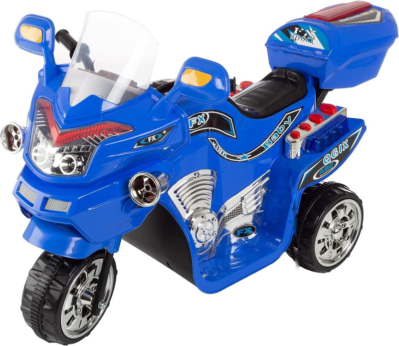 Battery-Powered 3-Wheel Ride-On Motorcycle Trike for Kids Magic Cars 0