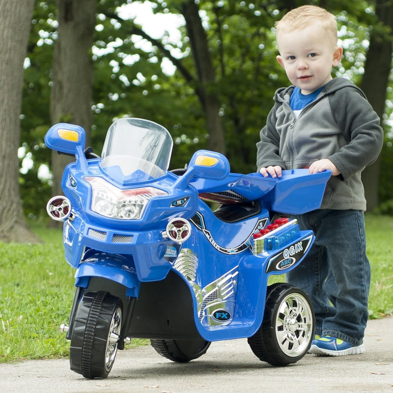 Battery-Powered 3-Wheel Ride-On Motorcycle Trike for Kids Magic Cars 5