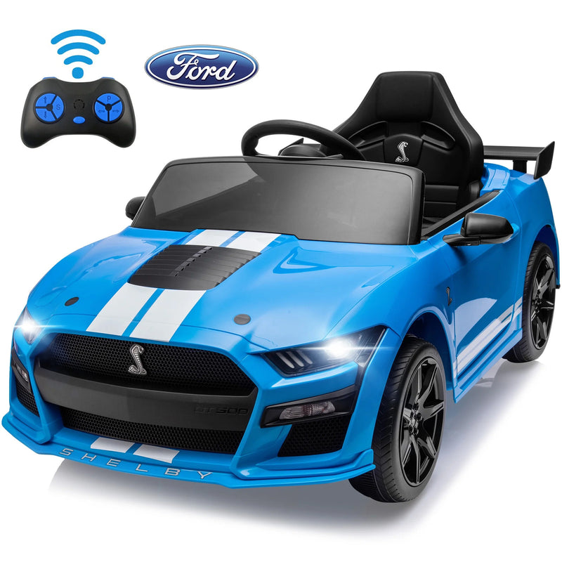 12V Powered Ride-On Ford Mustang Shelby Toy Car for Kids Magic Cars 11