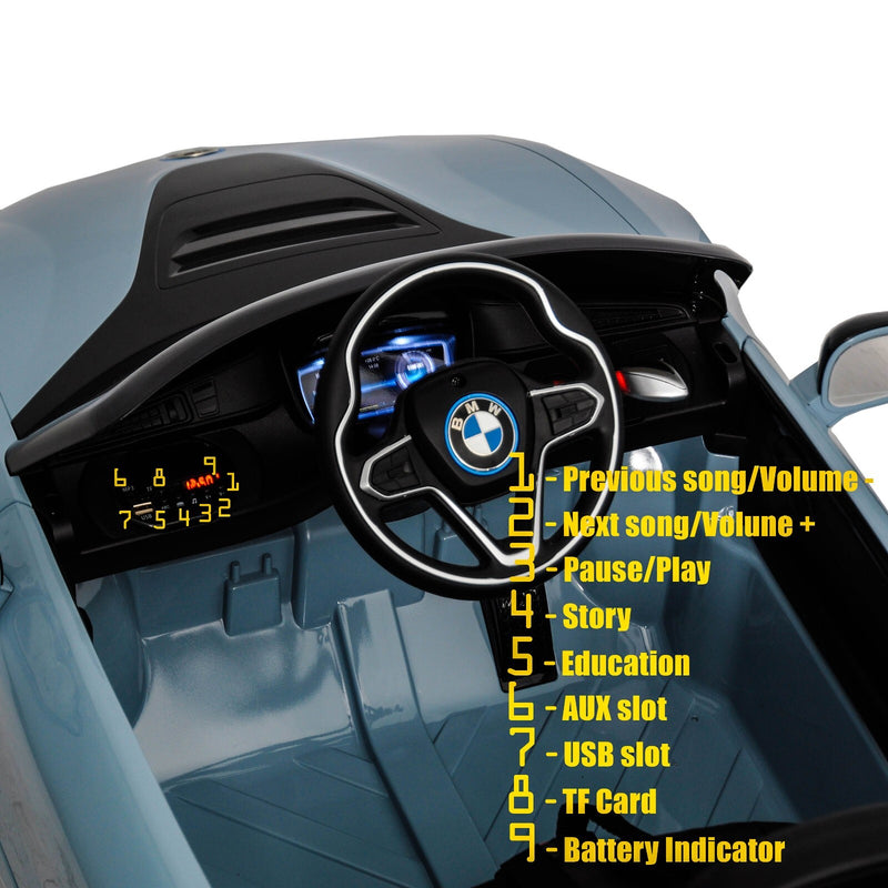 12V Licensed BMW Kids Ride-On Coupe with RC, MP3, and Single Seat in Multiple Colors Magic Cars 21