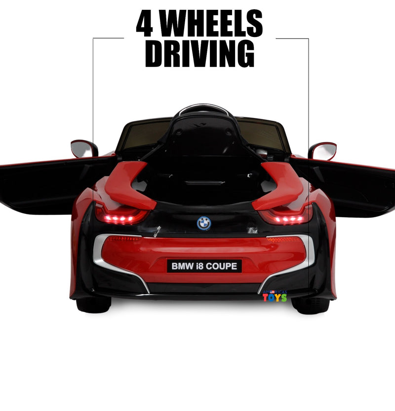 12V Licensed BMW Kids Ride-On Coupe with RC, MP3, and Single Seat in Multiple Colors Magic Cars 4