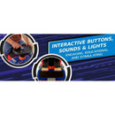 Interactive Monster Truck Ride-On Toy Carrier for Kids Ages 1-3, Supports up to 44 lbs, Unisex Magic Cars 3