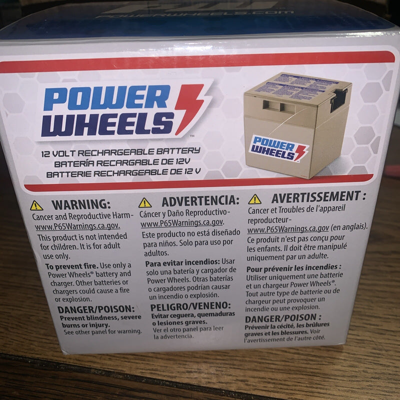 12-Volt 12Ah Rechargeable Replacement Battery for Preschool Ride-On Vehicles Magic Cars 0