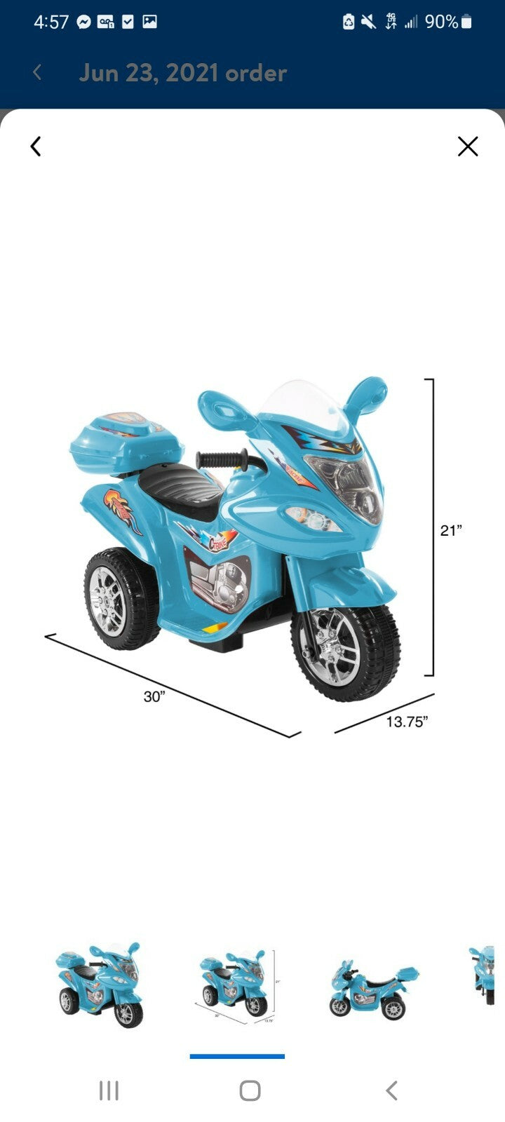 Electric Ride-On Tricycle Motorcycle Toy for Toddlers Magic Cars 1