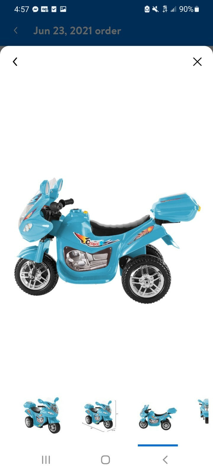 Electric Ride-On Tricycle Motorcycle Toy for Toddlers Magic Cars 2