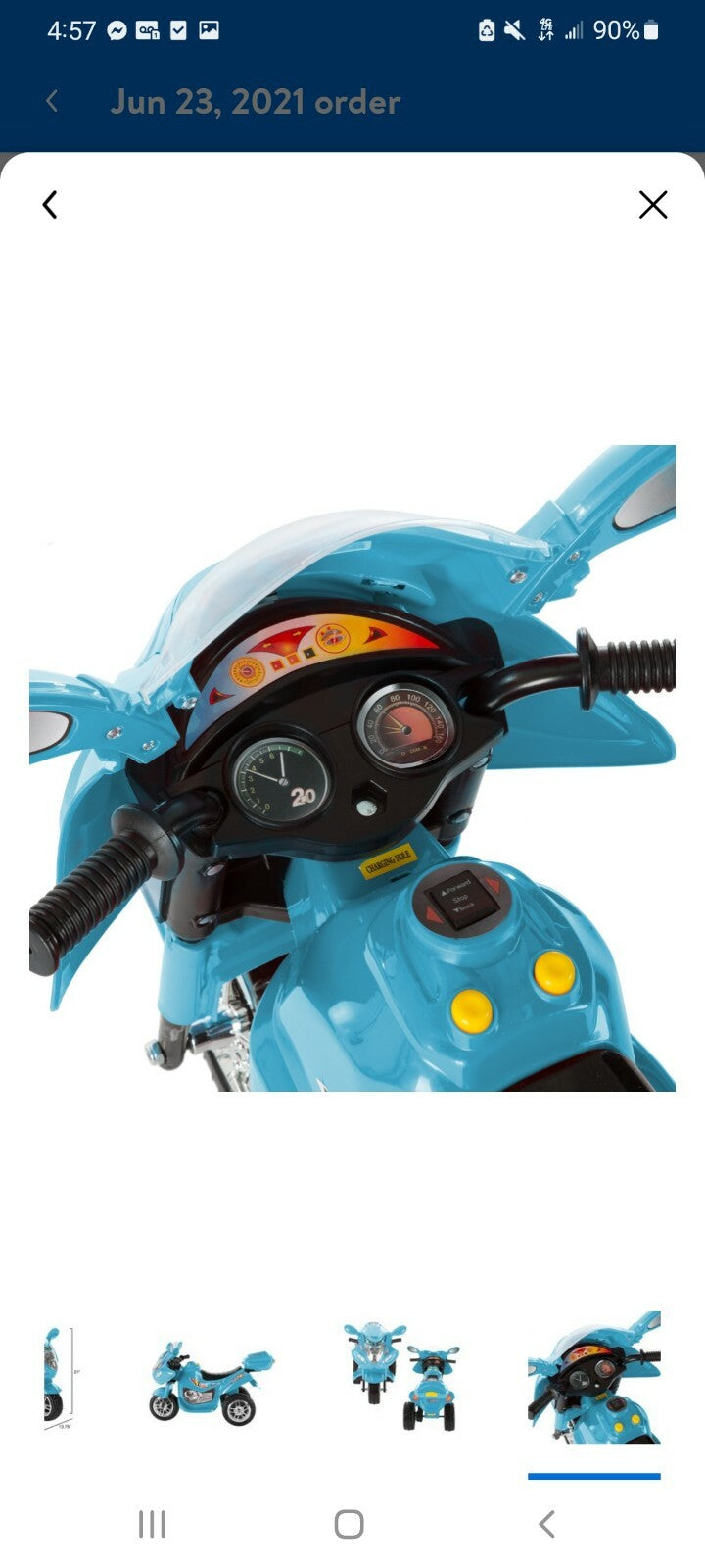Electric Ride-On Tricycle Motorcycle Toy for Toddlers Magic Cars 4